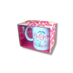Taza De Ceramica -yo Estoy Contigo Y Te Protegere...-box Jdc