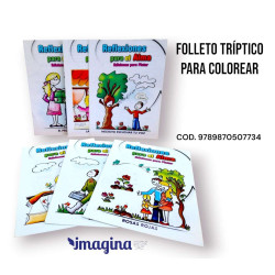 Folleto Triptico Reflexiones Para El Alma Para Colorear (varios Modelos)