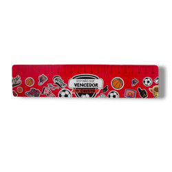 Regla Señalador De Carton. Rojo  20 Cm. Soy Mas Que Vencedor En Cristo