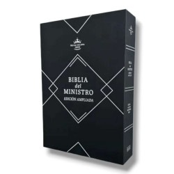 Biblia Del Ministro – Letra Grande Rvr 1960 – Edicion Ampliada – Negra Piel Fabricada