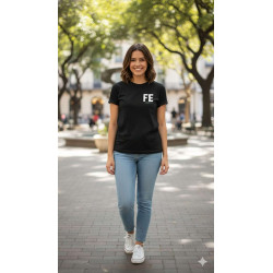 Remera Mujer L Fe. Negra. Rma-n01 Jdc