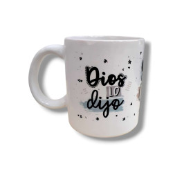 Taza  De Ceramica  -dios Lo Dijo...-jdc.
