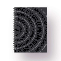 Cuaderno A4 Anillado Tapa Flexible Sf N1. Los Que Confian