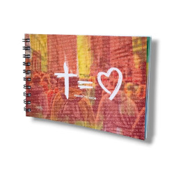 Cuaderno A5 Anillado Tapa Semi Rigida. Perfecto Amor  B8001
