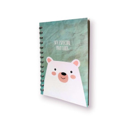 Cuaderno A5 Anillado Tapa Flexible 13.5 X 19 Cm. Sf.n3 . Soy Especial Para Dios...