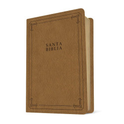 Biblia Nueva Traducción Viviente Letra Compacta Pjr Ultrafina Marrón Claro