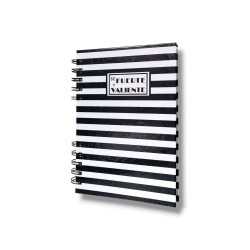 Cuaderno A5 Tapa Dura Sf. 100 Hojas. N3. Se Fuerte Y Valiente A307