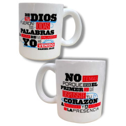 Taza  De Ceramica  -no Temas...dn 10:12-jdc.