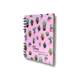 Cuaderno A5 Tapa Dura Sf. 100 Hojas. N3 Dios Tiene Planes Hermosos... A 305