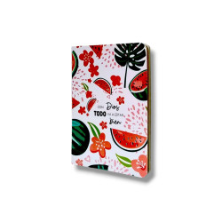 Cuaderno A5 Abrochado.tapa Flexible. Con Dios Todo Va A Estar Bien. Cod B 6007