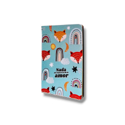 Cuaderno A5 Abrochado.tapa Flexible. Nada Me Separara De Tu Amor. Cod B 6009
