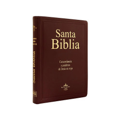 Biblia Letra Gigante Rvr Tapa Vinilica Bordo