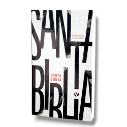 Biblia Nvi  Ultra Fina Tapa Rustica Blanco Y Negro