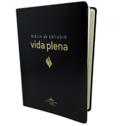 Biblia De Estudio Vida Plena Piel Negra