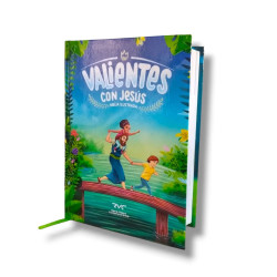 Valientes Con Jesus. Ilustrada. Verde