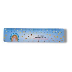 Regla Señalador De Carton. Rojo  20 Cm. Soy Mas Que Vencedor En Cristo
