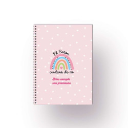 Cuaderno A4  Anillado Tapa Dura Sf. El Señor Cuidara De Mi. A 108
