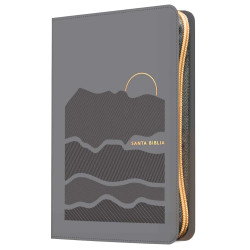 Santa Biblia Letra Grande Ultrafina Ntv Con Cierre – Gris