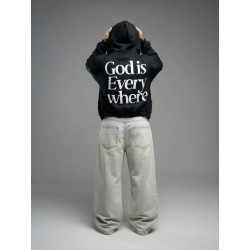 Campera Xl. God Is.negra Carpi