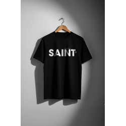 Remera M Saint. Negra. Chona