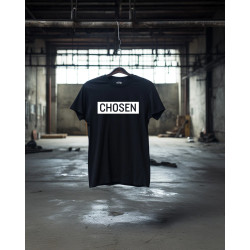 Remera M Chosen. Negra. Chona