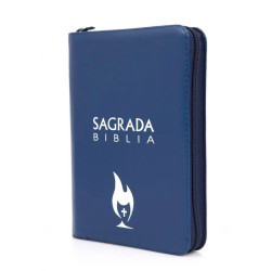 Biblia Dios Habla Hoy (con Deuterocanónicos) – 055dk – Letra 10 Pts. – 13 5x19 5 Cm – Cierre – Azul