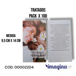 TRATADOS PACK 100 UNIDADES. QUE...