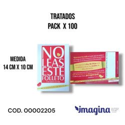 TRATADOS PACK 100 UNIDADES. NO LEAS...