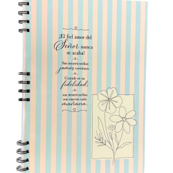 Cuaderno A4 Anillado Tapa Flexible Sf N1. El Fiel Amor Del Señor...