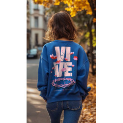 Buzo M Vivire. Azul. Carpi