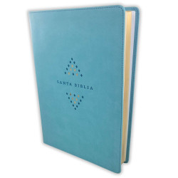 Santa Biblia Letra Grande Ultra Fina Ntv – Azul Sereno