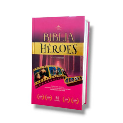 Biblia Héroes Rvr60 Tapa Dura Rosa