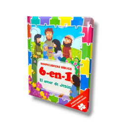 Rompecabezas Biblico 6 En 1. El Amor De Jesus