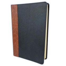 Biblia Reina Valera 1960 Arcoíris Tostado/negro Símil Piel