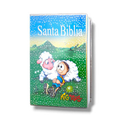Biblia Infantil Mig & Meg  Rvr.40emm Verde.