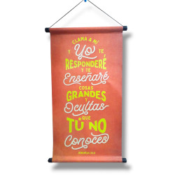 Banner Mediano Jeremias 33:3 Naranja