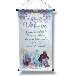 Banner Mediano Proverbios 31:10. Mujer Virtuosa