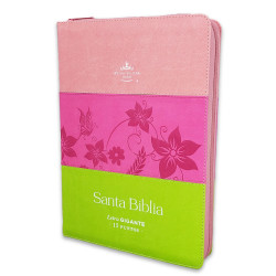 Biblia Reina Valera 1960 – 085 – Con Concordancia – Letra 14 Pts – 14x21 Cm – Pjr - Cierre Con Índice – Rosa/fucsia/lima