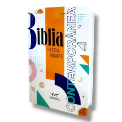 Biblia Reina Valera Contemporánea Letra Gigante Pjr Tapa Dura Geométrica