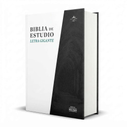 Biblia De Estudio Rv 1960 – Letra Gigante – Tapa Dura