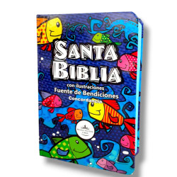 Biblia Reina Valera 1960 Para Niños Peces Ilustrada