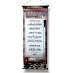 Banner Grande Dios Bendice Mi Negocio.