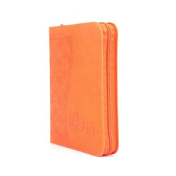 Biblia Lenguaje Actual 45czlg Naranja Con Cierre Tla