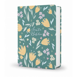 Biblia Letra Grande Rvr 1960 Tamaño Manual Edicion Especial – Imitacion Floral Verde