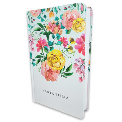 Biblia Rvr 1960 Flores Naranja