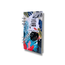 Cuaderno Pocket Flexible Anillado Sf Todo Ayuda Para Bien. B5004
