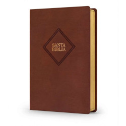 Biblia Letra Grande Rvr 1960 Tamaño Manual – Imitacion Piel Marron Rombo