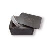 CAJA DE FIBROPLUS. RECTANGULAR.CONFIA EN DIOS