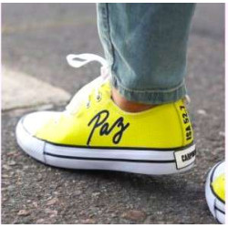 Zapatillas Paz. Color Lima. Talle 36