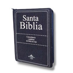 BIBLIA LETRA GIGANTE RVR JEANS CON...